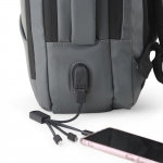 Mochila Couro Sintético USB 25L personalizado 