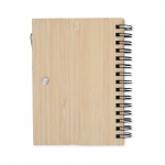Caderno de Bambu com Caneta
