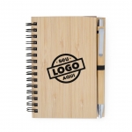 Caderno de Bambu com Caneta