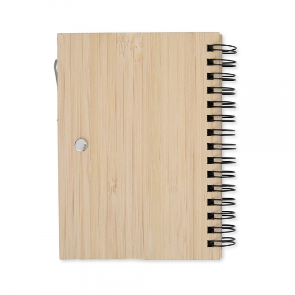 Caderno de Bambu com Caneta