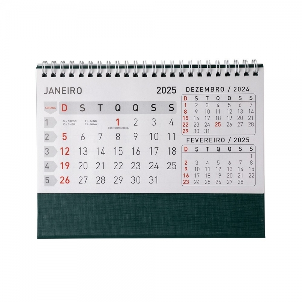 Calendário de Mesa 2025
