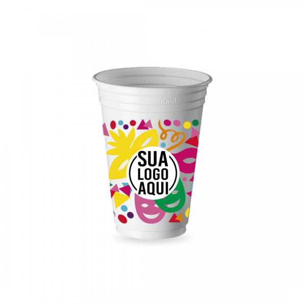 Copo Plástico Personalizado 300 ml